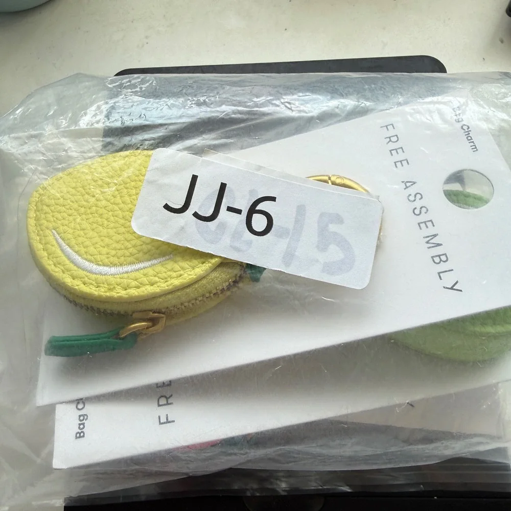 Free Assembly Fruit Bag Charm Set Orange Pear Lemon Multicolored Unisex One Size